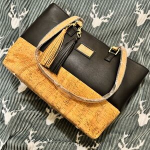 Syara Milan Signature Cork Tote Bag NIP